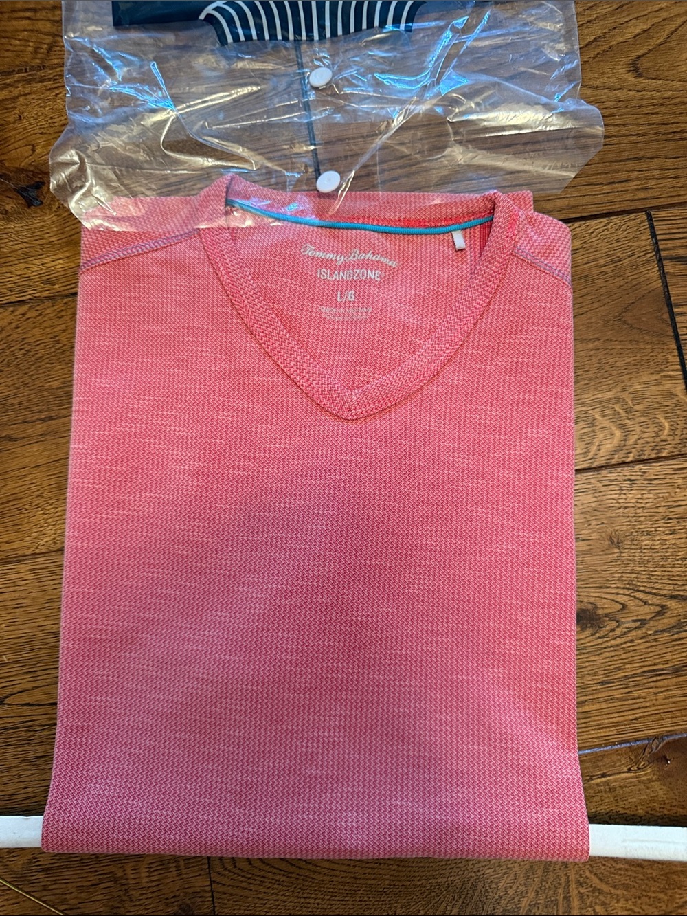 Tommy Bahama Pink V-Neck IslandZone Sweater